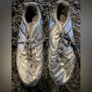 adidas Kids cleats in Black and Gray